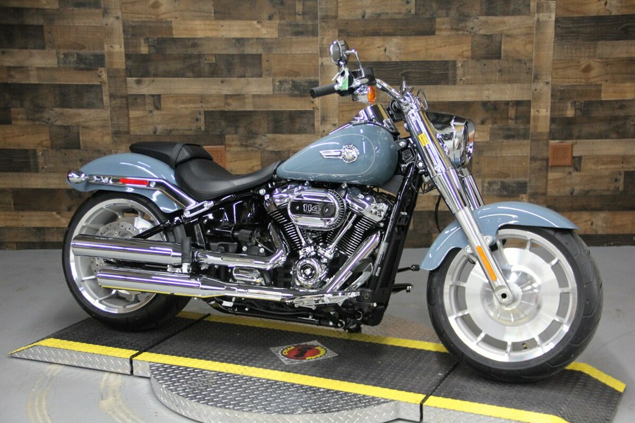 2024 Harley-Davidson Fat Boy 114 Sharkskin Blue