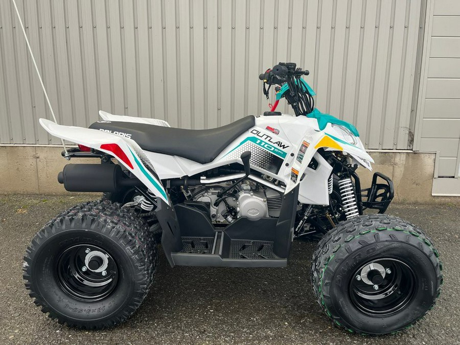 2025 Polaris Industries Outlaw® 110 EFI White/Green