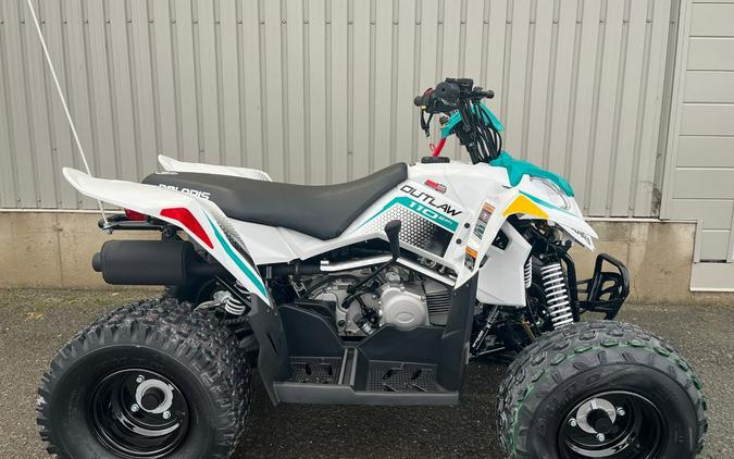 2025 Polaris Industries Outlaw® 110 EFI White/Green