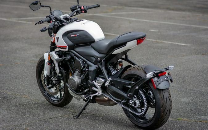 2022 Triumph Trident 660 Crystal White