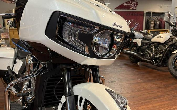 2025 Indian Motorcycle® Challenger® Limited 112 Ghost White Metallic with Black Metallic