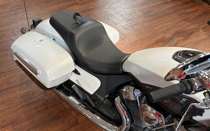 2025 Indian Motorcycle® Challenger® Limited 112 Ghost White Metallic with Black Metallic