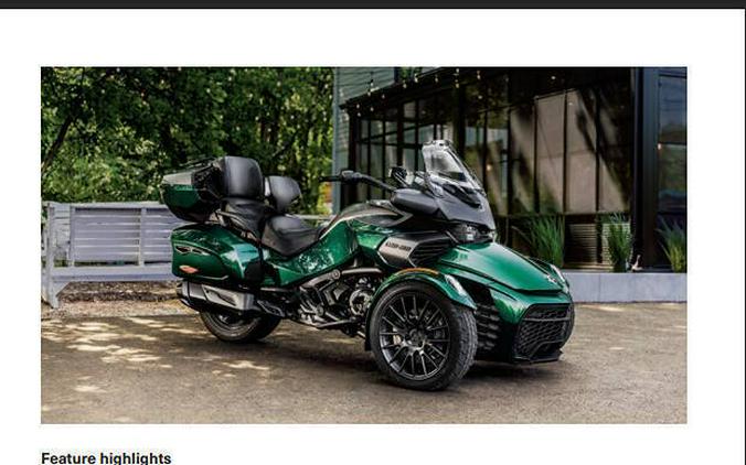 2025 Can-Am Spyder F3 Limited Special Seri