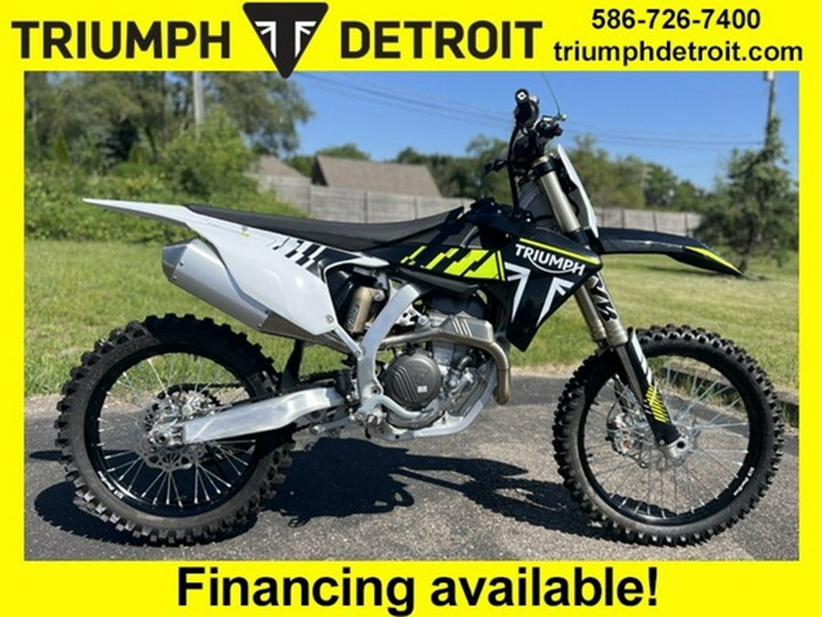 2024 Triumph TF 250-X Racing/Yellow/Black/White 250-X