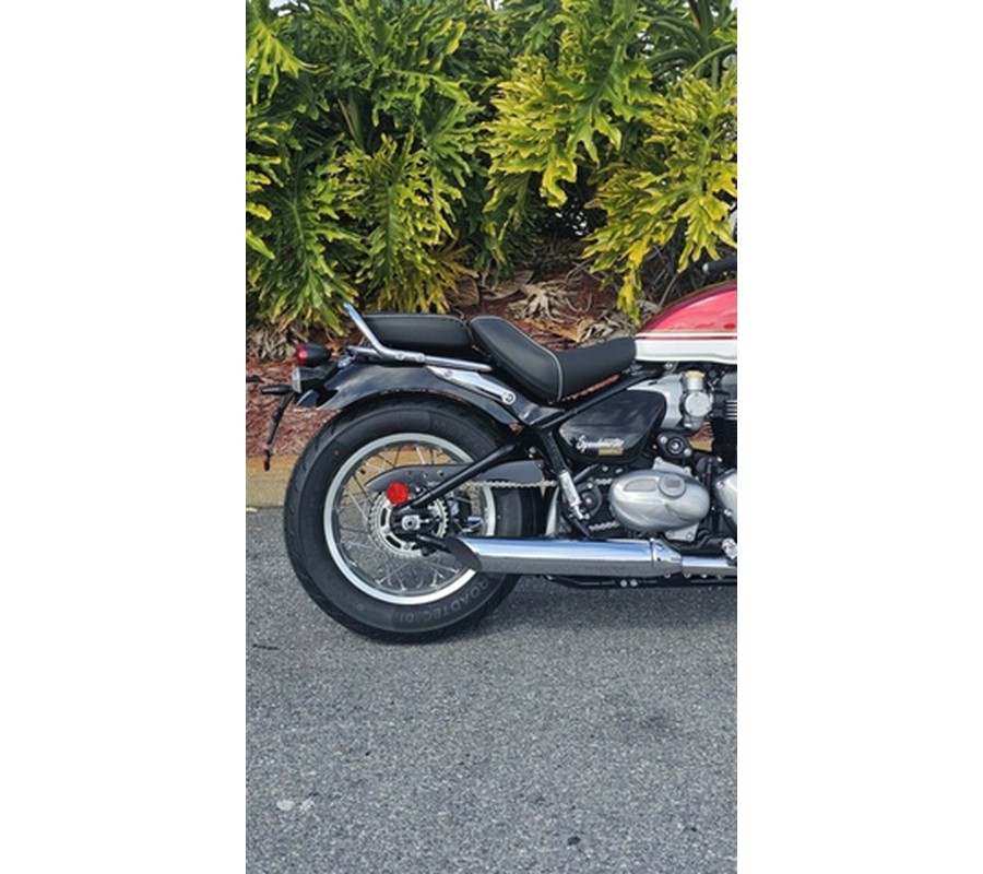 2026 Triumph Bonneville Speedmaster Carnival red Base