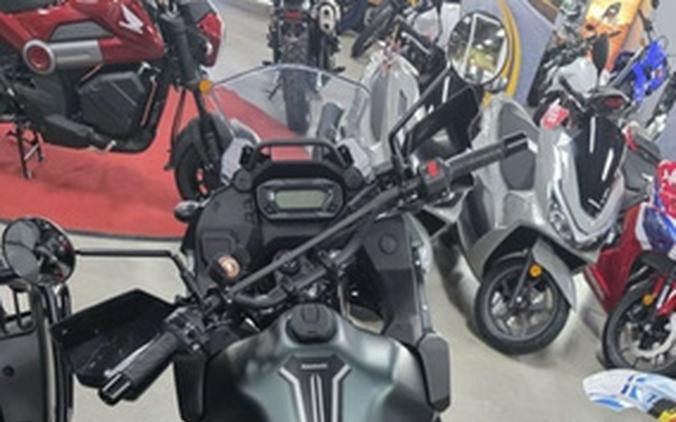 2025 Kawasaki KLR650 S Metallic Matte Old School Green ABS