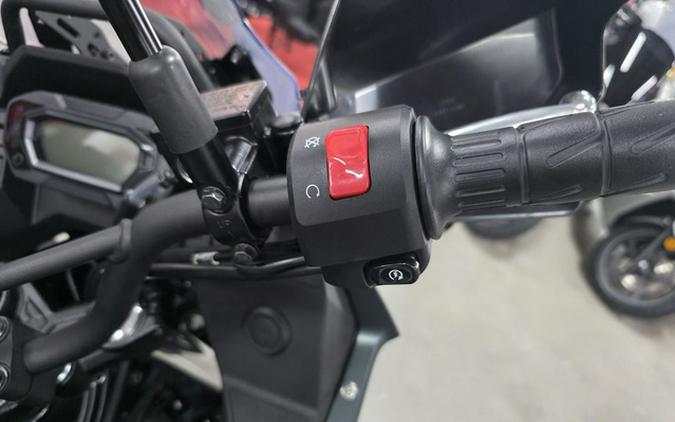 2025 Kawasaki KLR650 S Metallic Matte Old School Green ABS