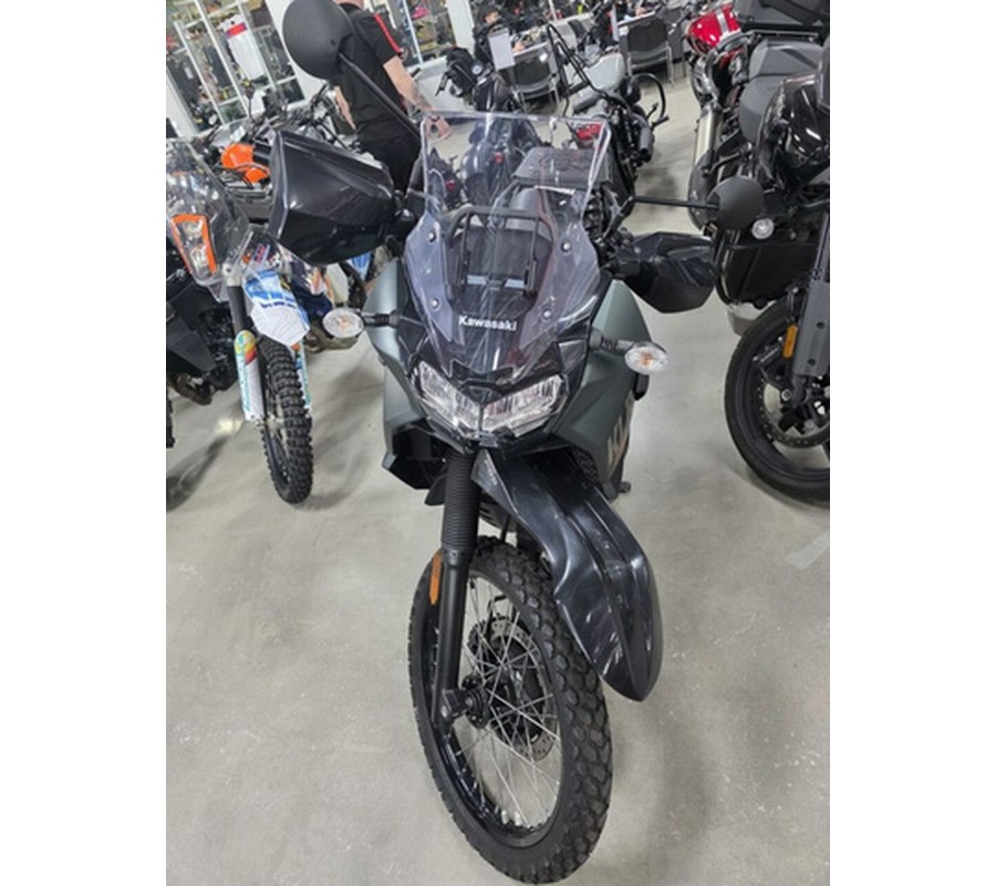 2025 Kawasaki KLR650 S Metallic Matte Old School Green ABS