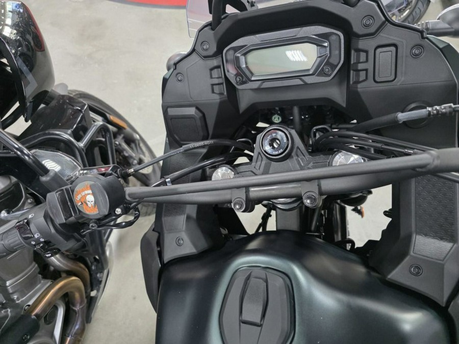 2025 Kawasaki KLR650 S Metallic Matte Old School Green ABS