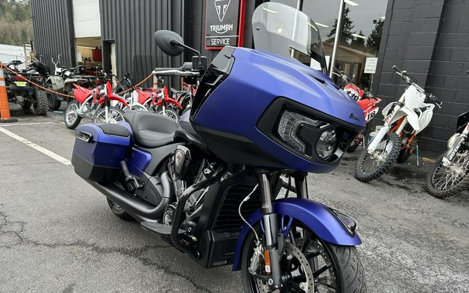 2024 Indian Motorcycle® Challenger® Dark Horse® w/PowerBand Audio Pkg Spirit Blue Smoke