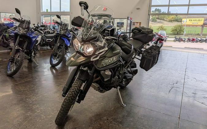 2018 Triumph Tiger 800 XCX Matt Khaki Green XCx