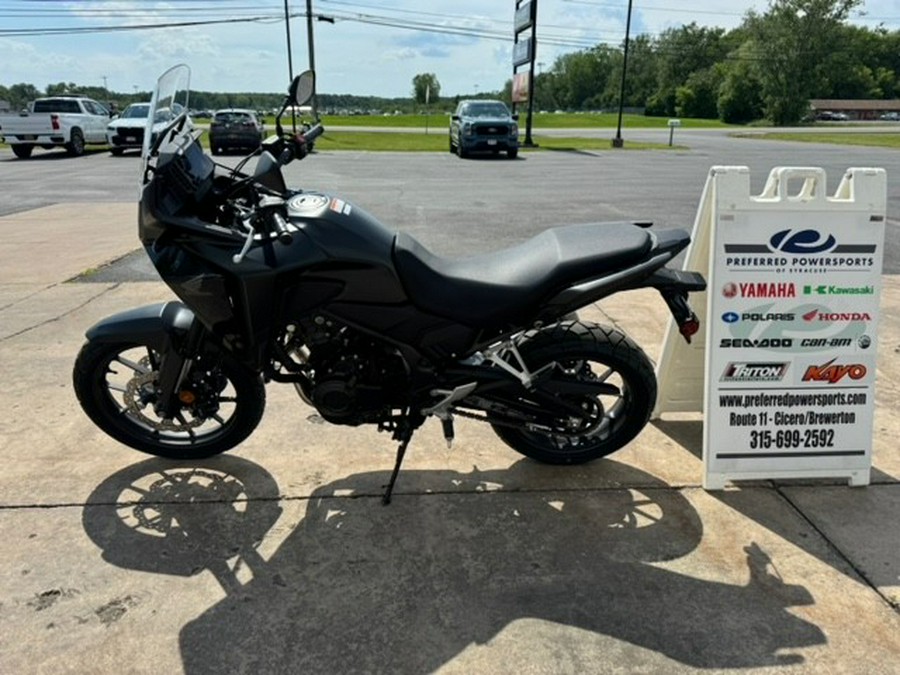 2024 Honda NX 500 ABS Matte Black Metallic