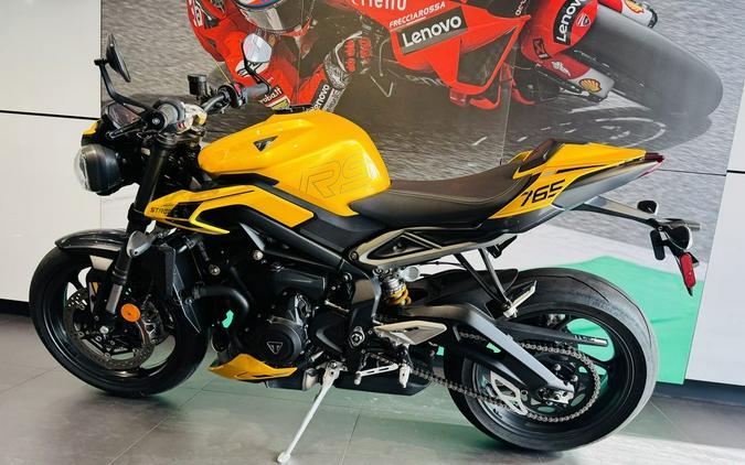 2024 Triumph Street Triple 765 RS Cosmic Yellow