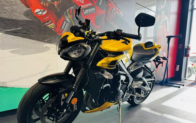 2024 Triumph Street Triple 765 RS Cosmic Yellow