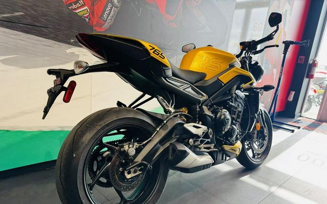 2024 Triumph Street Triple 765 RS Cosmic Yellow
