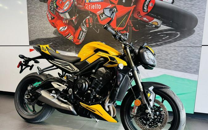 2024 Triumph Street Triple 765 RS Cosmic Yellow