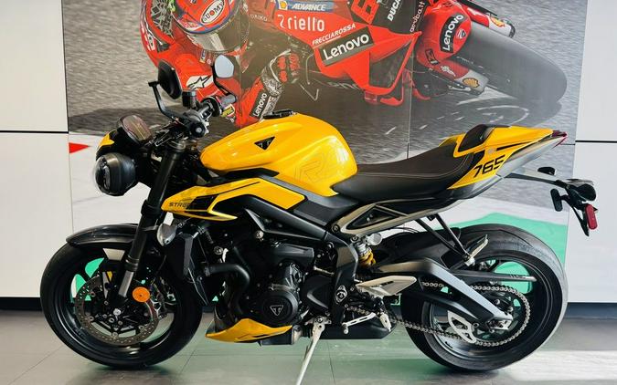 2024 Triumph Street Triple 765 RS Cosmic Yellow