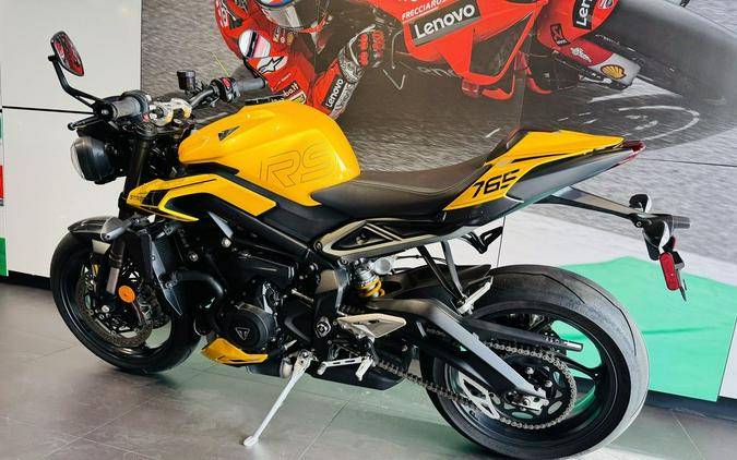 2024 Triumph Street Triple 765 RS Cosmic Yellow