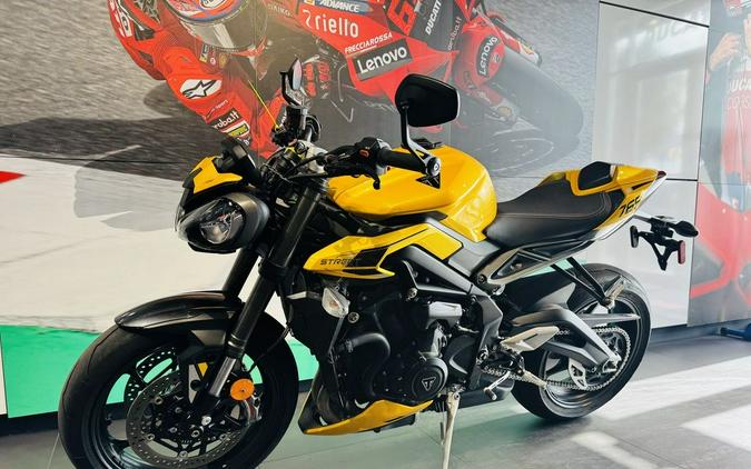 2024 Triumph Street Triple 765 RS Cosmic Yellow