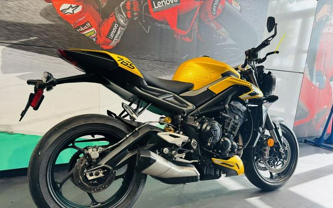 2024 Triumph Street Triple 765 RS Cosmic Yellow