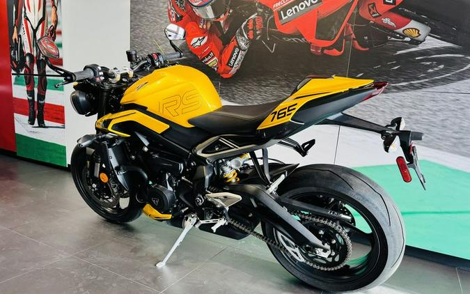 2024 Triumph Street Triple 765 RS Cosmic Yellow