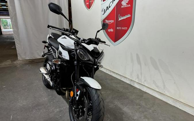 2024 Triumph Street Triple 765 R Crystal White