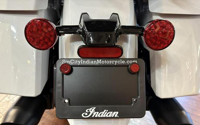 2025 Indian Motorcycle® Pursuit® Dark Horse® Ghost White Metallic with Black Vivid