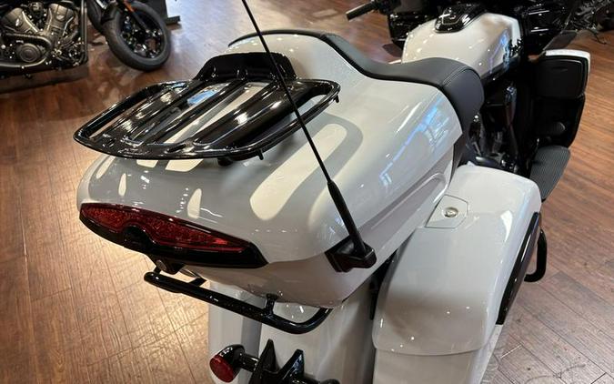 2025 Indian Motorcycle® Pursuit® Dark Horse® Ghost White Metallic with Black Vivid