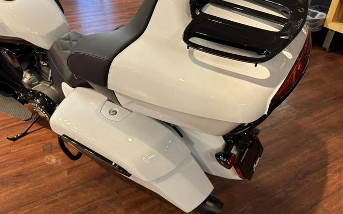 2025 Indian Motorcycle® Pursuit® Dark Horse® Ghost White Metallic with Black Vivid