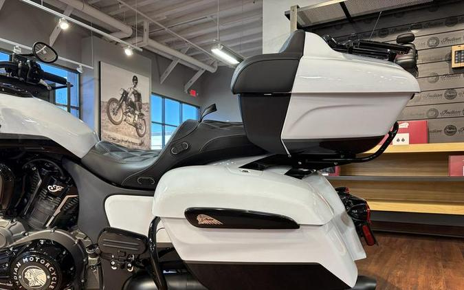 2025 Indian Motorcycle® Pursuit® Dark Horse® Ghost White Metallic with Black Vivid