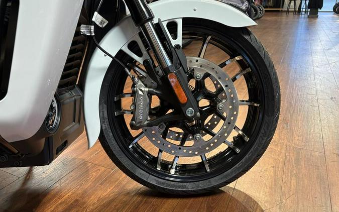 2025 Indian Motorcycle® Pursuit® Dark Horse® Ghost White Metallic with Black Vivid