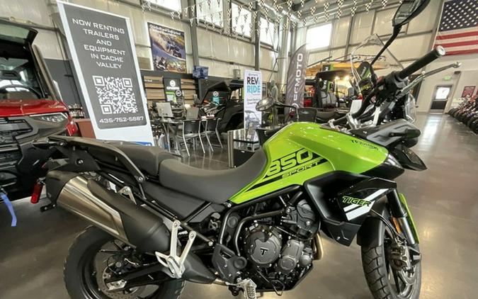 2025 Triumph Tiger 850 Sport Roulette Green / Jet Black Sport