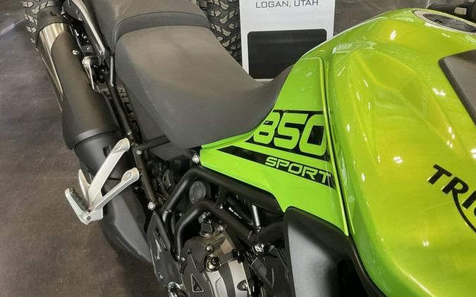 2025 Triumph Tiger 850 Sport Roulette Green / Jet Black Sport