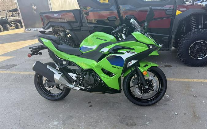 2026 Kawasaki Ninja® 500 Metallic Flat Spark Black