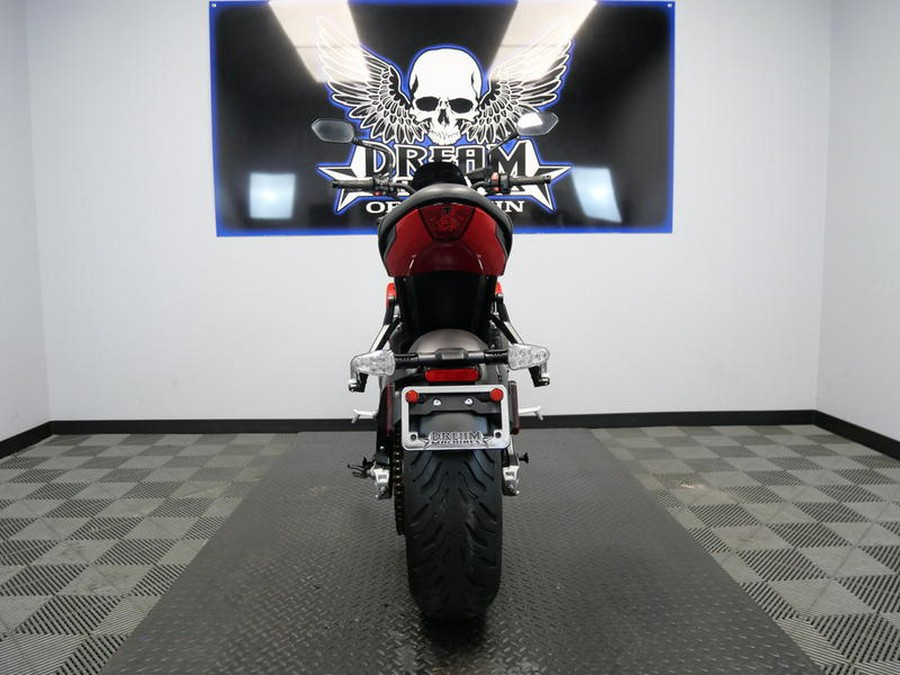 2022 Triumph Trident 660 Silver Ice Diablo Red