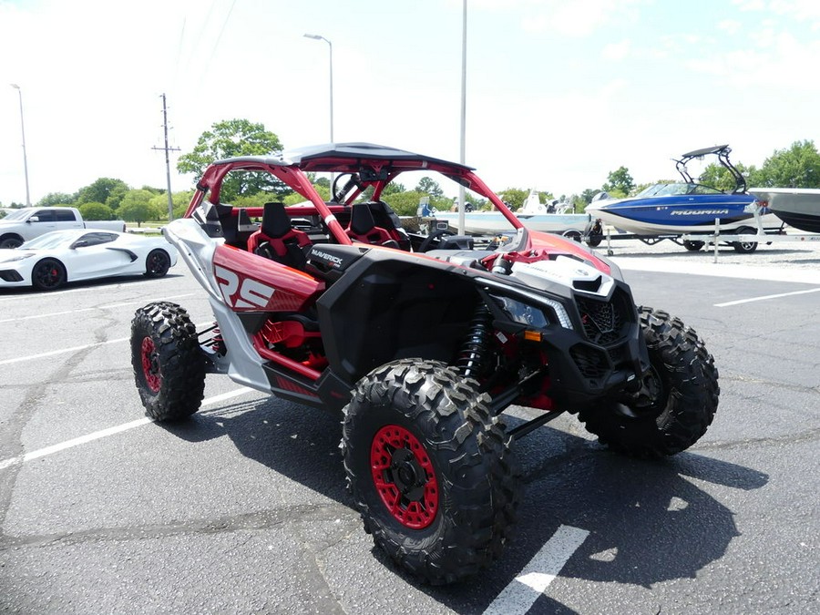 2024 Can-Am® Maverick X3 X rs Turbo RR with Smart-Shox Fiery Red & Hyper Silver