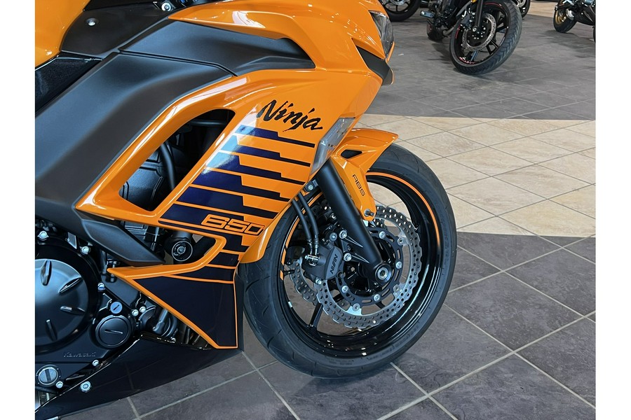 2025 Kawasaki Ninja 650 ABS - Candy Steel Furnace Orange / Metal