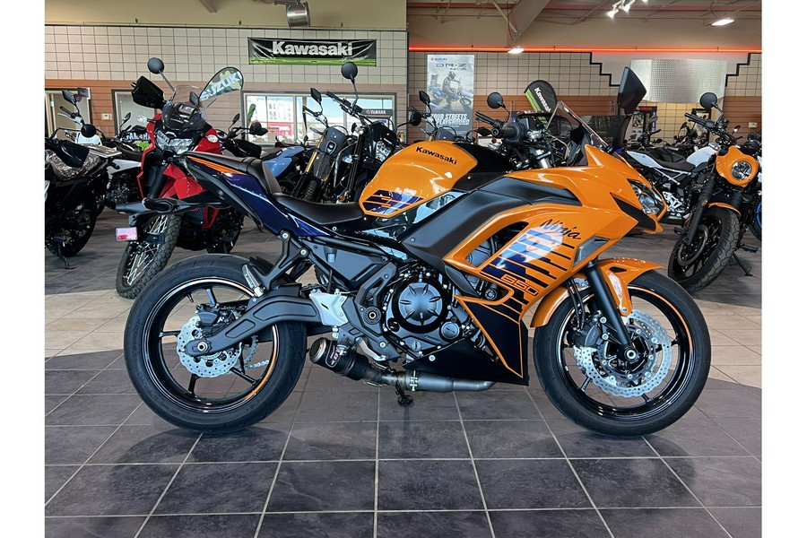 2025 Kawasaki Ninja 650 ABS - Candy Steel Furnace Orange / Metal