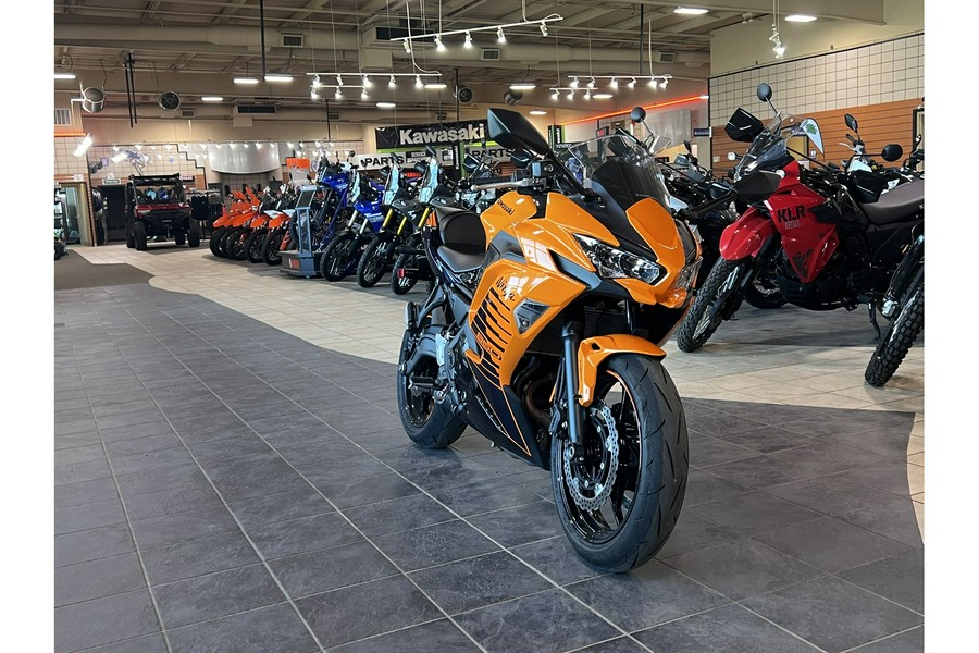 2025 Kawasaki Ninja 650 ABS - Candy Steel Furnace Orange / Metal