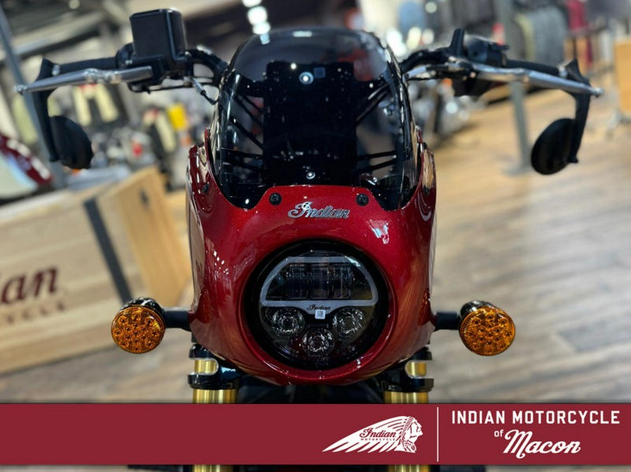 2025 Indian Motorcycle® 101 Scout® Sunset Red Metallic with Graphics