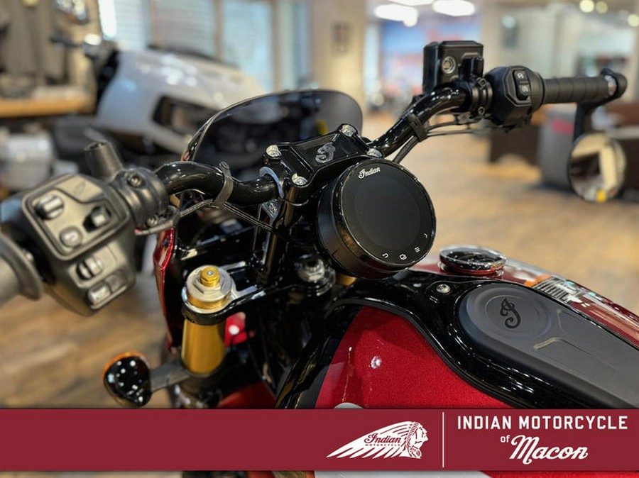 2025 Indian Motorcycle® 101 Scout® Sunset Red Metallic with Graphics