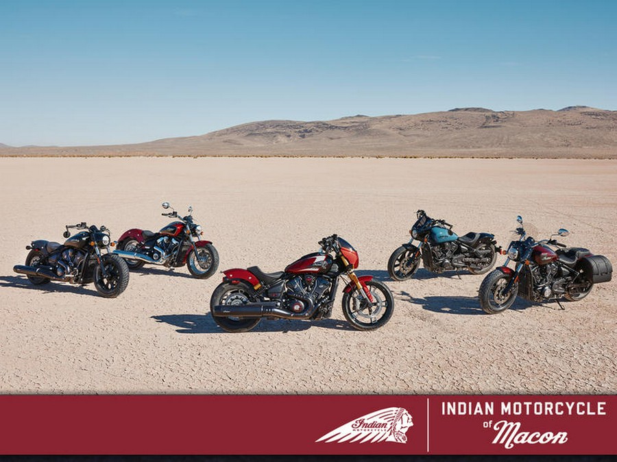 2025 Indian Motorcycle® 101 Scout® Sunset Red Metallic with Graphics