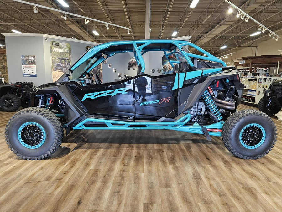 Pro R Radient Green 2025 POLARIS RZR Pro R 4 Ultimate Black Crystal / Radiant Green ...