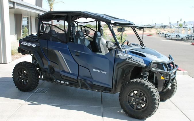 2020 Polaris Industries Polaris GENERAL® XP 4 1000 Deluxe Matte Navy Blue