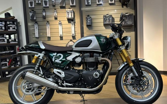 2026 Triumph Speed Twin 1200 Cafe Racer Edition Aluminium silver / Competition green