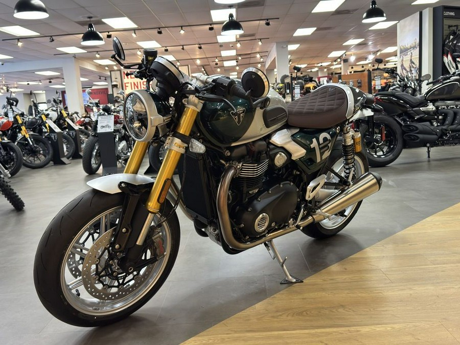 2026 Triumph Speed Twin 1200 Cafe Racer Edition Aluminium silver / Competition green