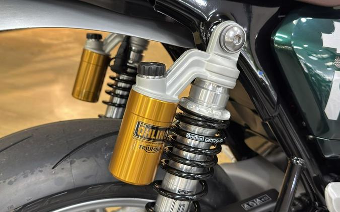 2026 Triumph Speed Twin 1200 Cafe Racer Edition Aluminium silver / Competition green