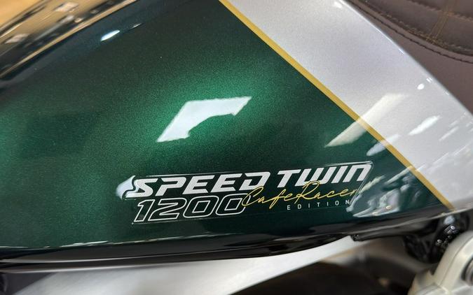 2026 Triumph Speed Twin 1200 Cafe Racer Edition Aluminium silver / Competition green