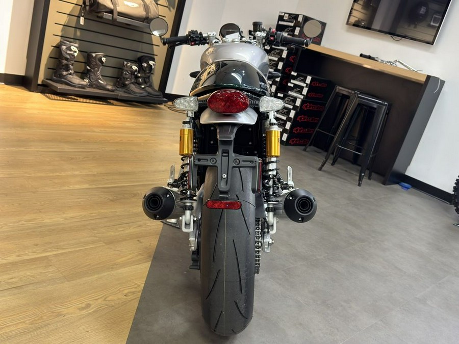 2026 Triumph Speed Twin 1200 Cafe Racer Edition Aluminium silver / Competition green