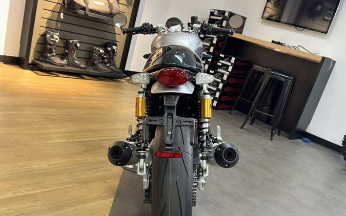2026 Triumph Speed Twin 1200 Cafe Racer Edition Aluminium silver / Competition green